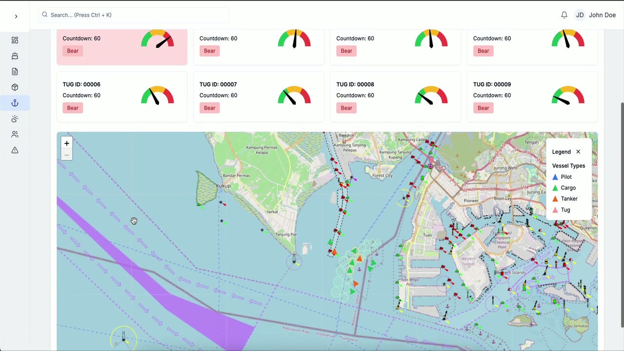 Maritime GIS / Vessel Monitoring screenshot 1